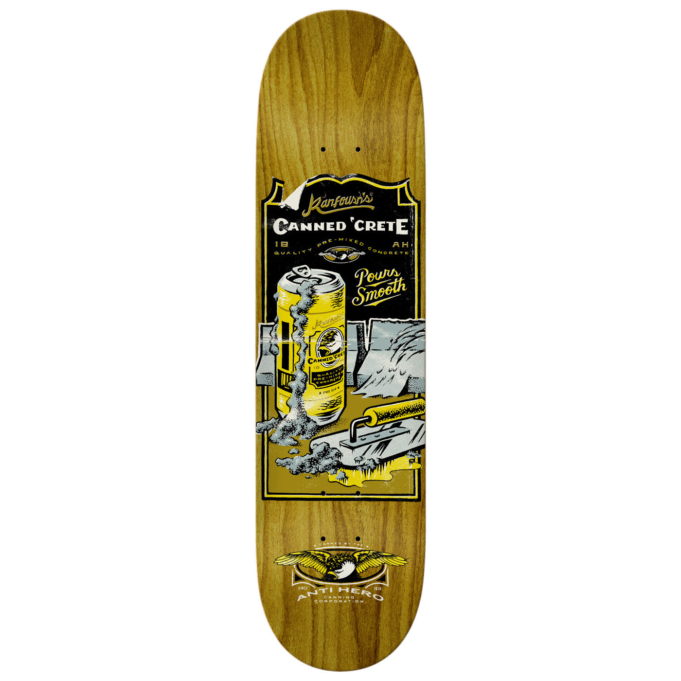 AntiHero DECK CANND CRETE KNFSH 8.25