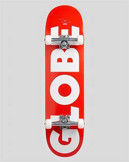 GLOBE SKATEBOARDS FUBAR RED 8.25