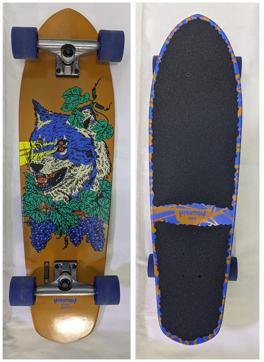 GLOBE Big Blazer Lazer Wolf Complete Skateboard