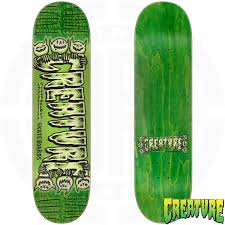 Creature Skateboards PSYCHO LOGO 7 PLY BIRCH LG 8.25IN X 32.0