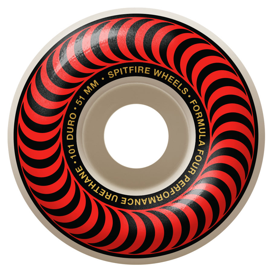 SPITFIRE WHEEL FORMULA FOUR 101D CLASSIC SWIRL 51MM