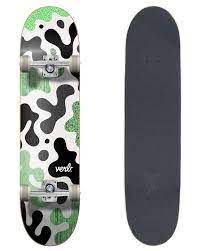 VERB COMPLETE SKATEBOARD PROGRESSIVE CAMO BLACK/MINT 8"